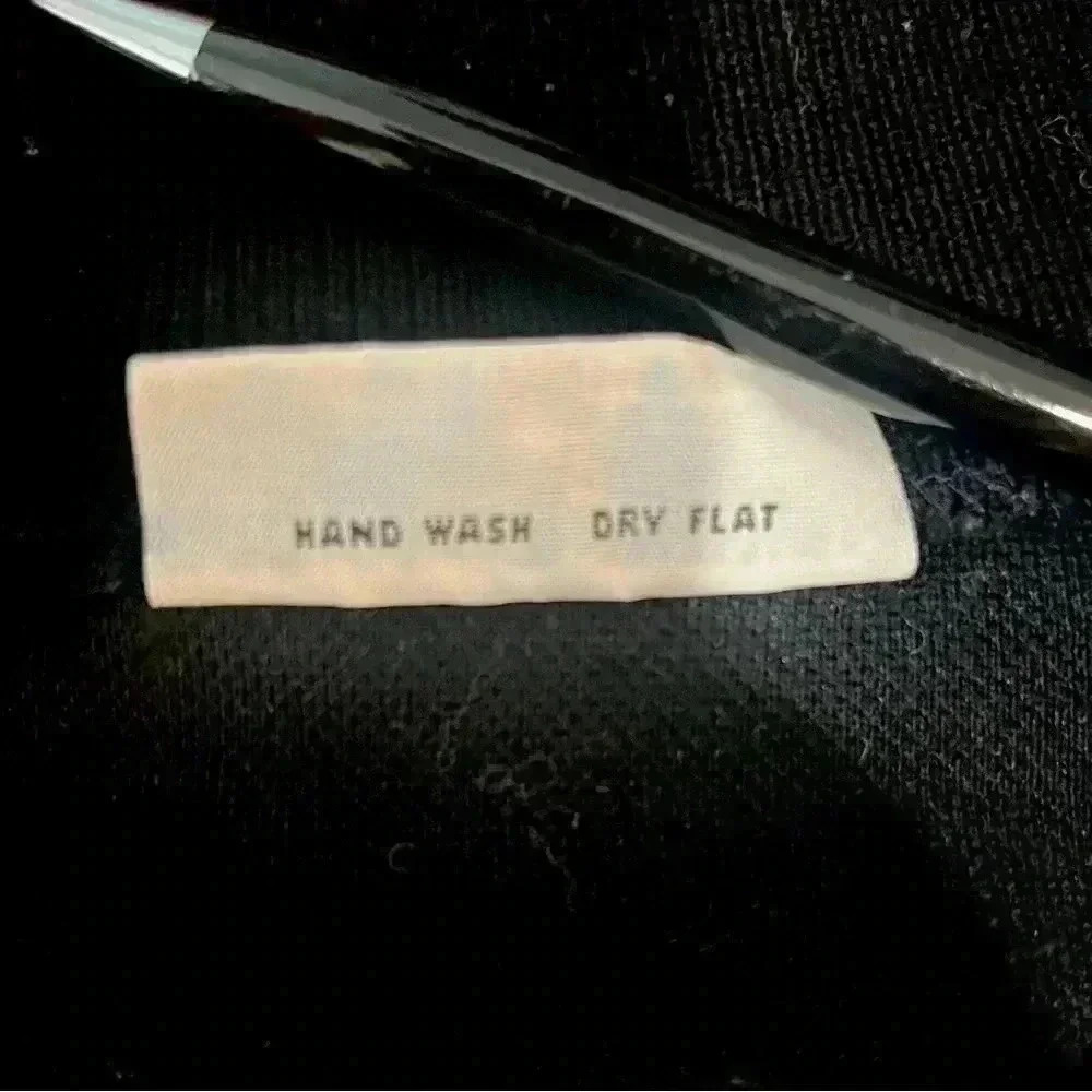 Vintage | Alfred Dunner 80s Colorblocked Pullover - Black & Red & White / Sz L - Picture 6 of 9